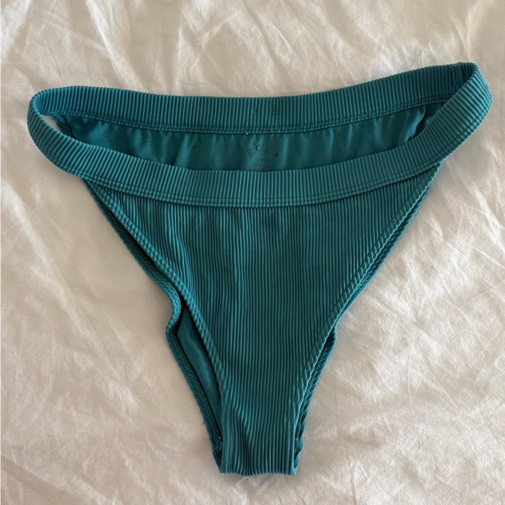 RoxyTeal Ribbed Bikini Bottom